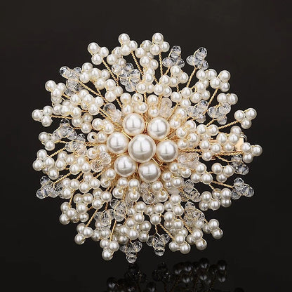 Luxury Handmade Pearl Brooch for Women