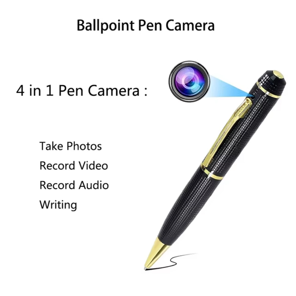 Compact Spy Pen Camera | Small Portable Voice Recorder