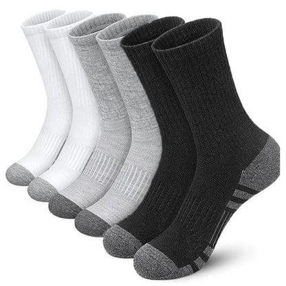 Soft Athletic Socks 6-Pack for Fitness