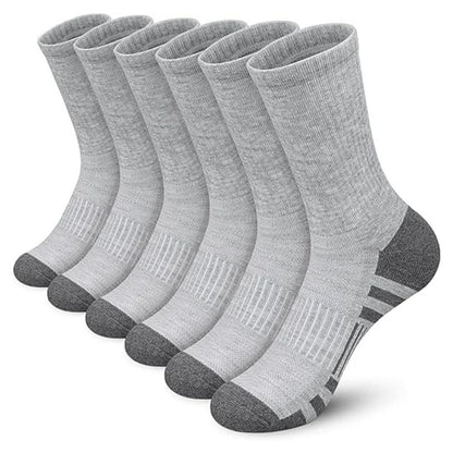 Soft Athletic Socks 6-Pack for Fitness
