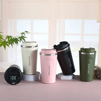 Insulated Stainless Steel Smart Coffee Mug - Halri