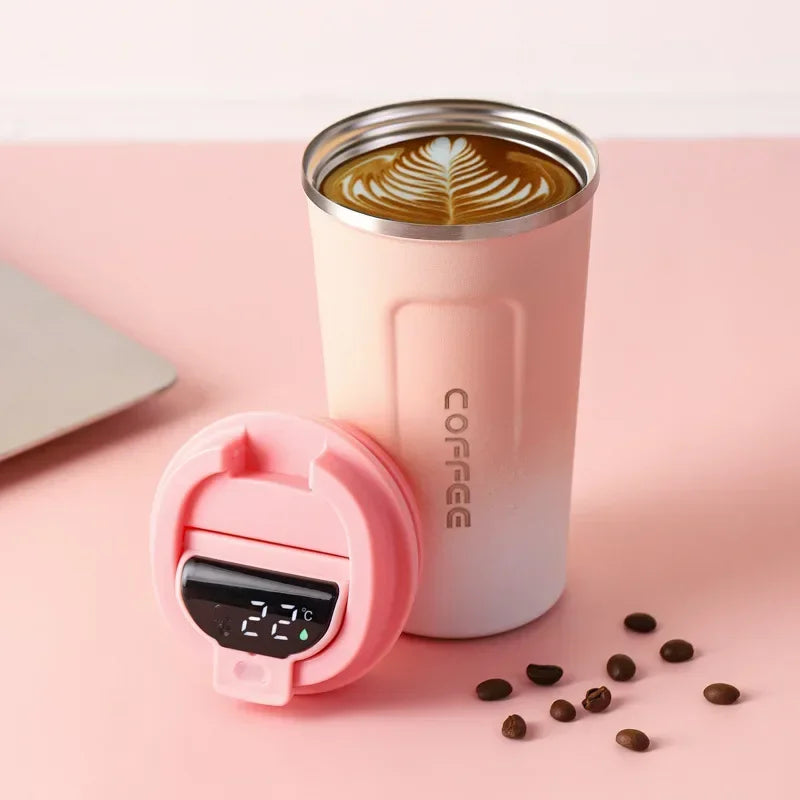 Insulated Stainless Steel Smart Coffee Mug