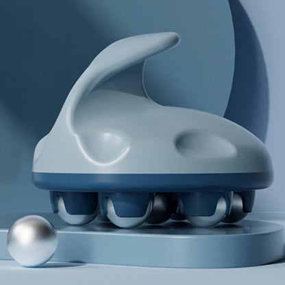 Portable 7 Roller Stainless Steel Body Massager