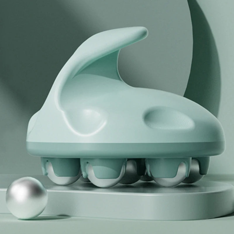 Portable 7 Roller Stainless Steel Body Massager