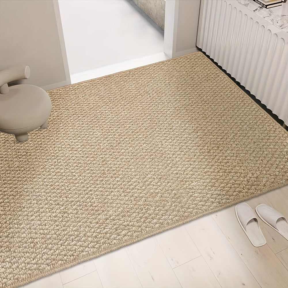 Soft Plush Entrance Mat - Washable Non Slip Door Rug - Halri