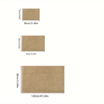 Soft Plush Entrance Mat - Washable Non Slip Door Rug