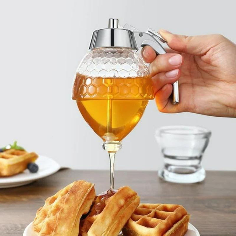Easy Use Honey Pourer Container - Halri
