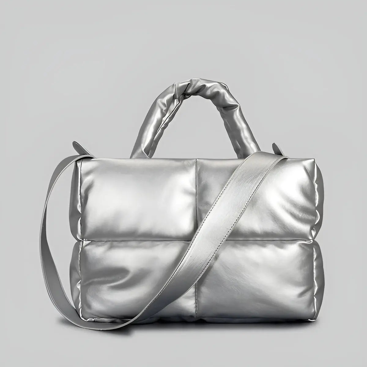 Fashionable Quilted Women's Tote Handbag Sofia
