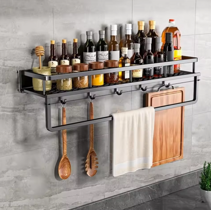 Space Saving Wall Mount Kitchen Storage Rack