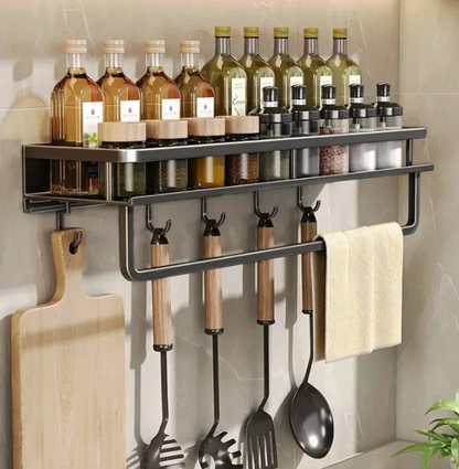 Space Saving Wall Mount Kitchen Storage Rack