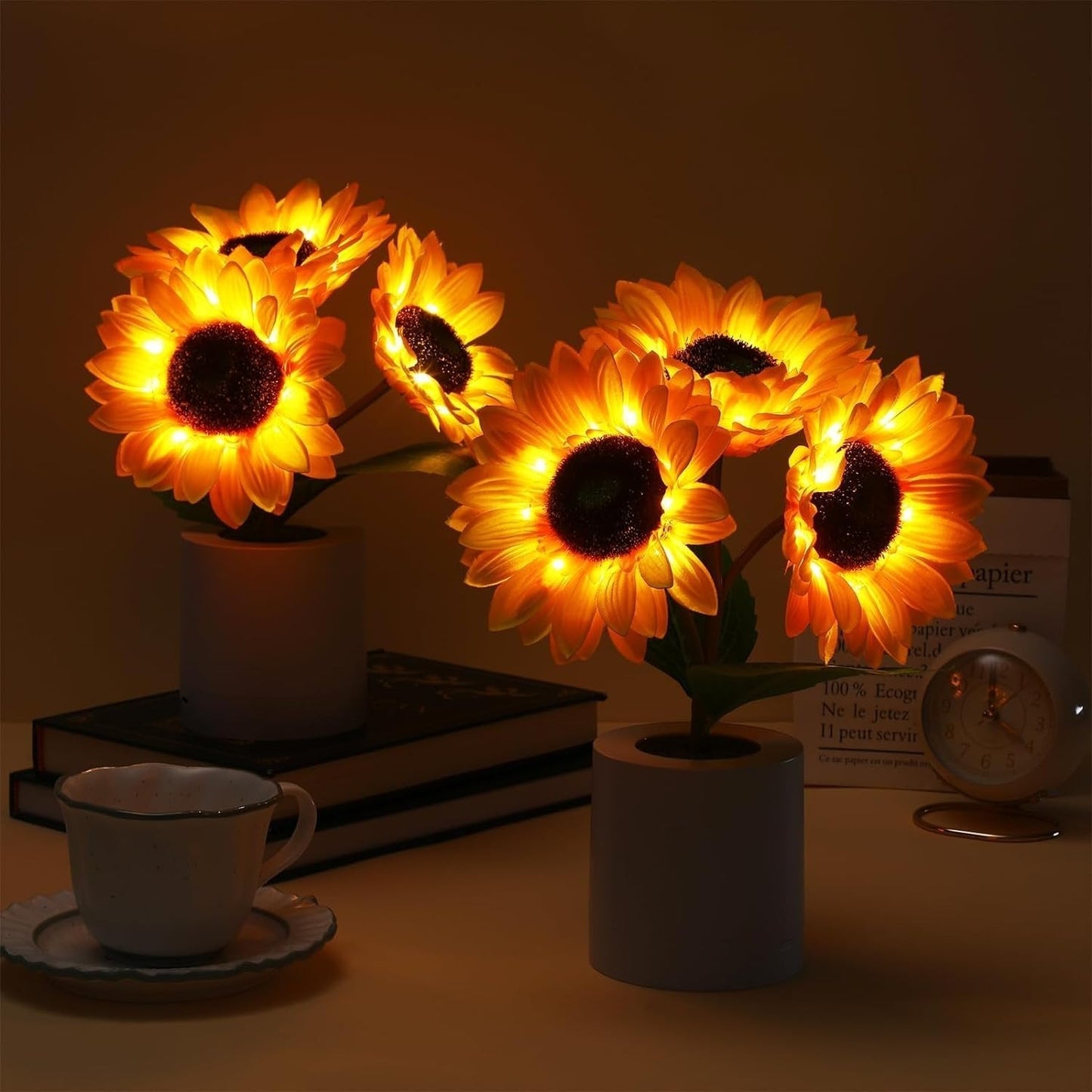 Bright Floral LED Table Lamp - Halri