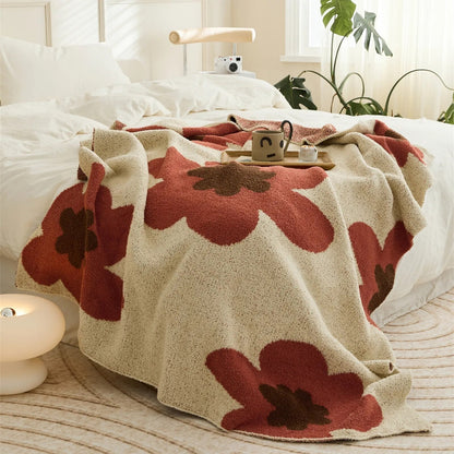 Cozy Floral Throw Blanket - Halri