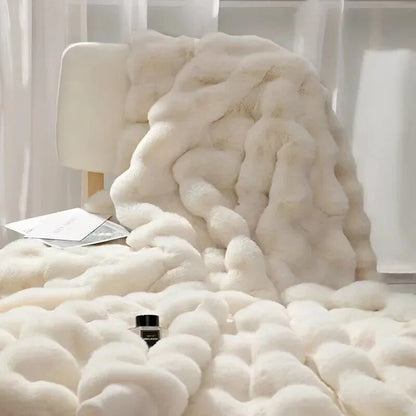 Warm Fuzzy Throw Blanket for Snug Comfort