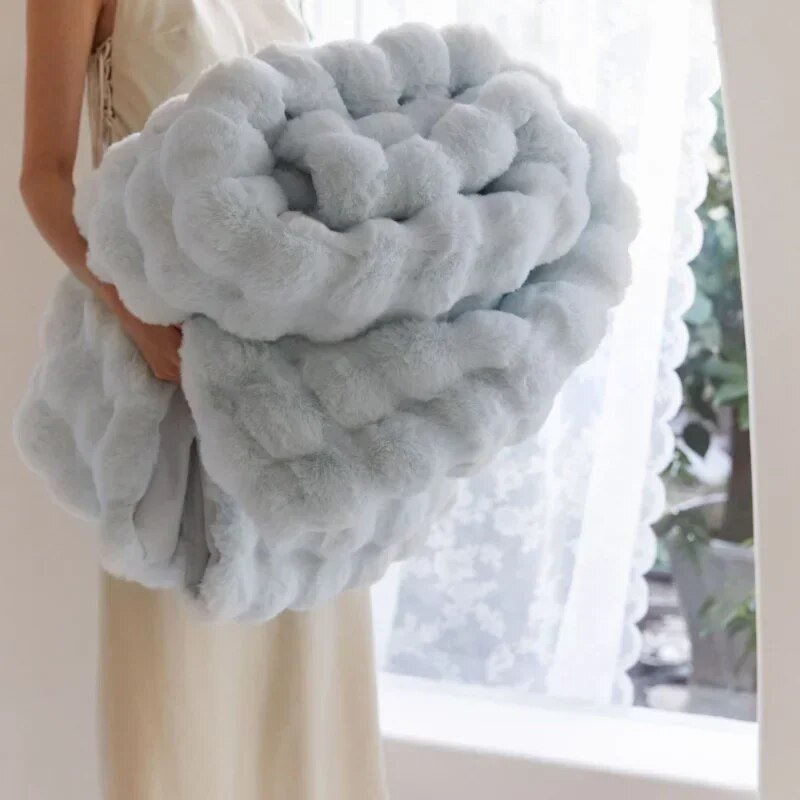 Warm Fuzzy Throw Blanket for Snug Comfort