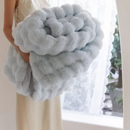 Warm Fuzzy Throw Blanket for Snug Comfort