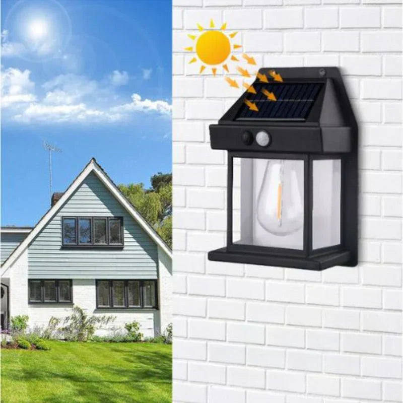 Eco Friendly Outdoor Solar Wall Light - Halri