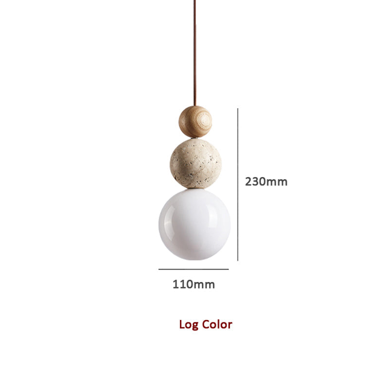 Simple Stone Drop Ceiling Light