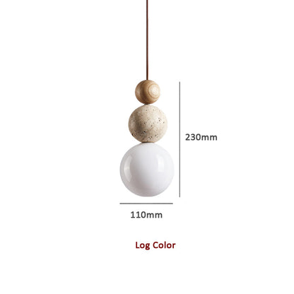 Simple Stone Drop Ceiling Light