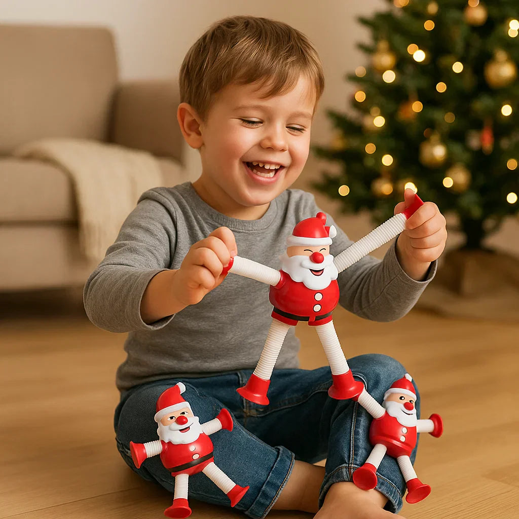 Fun Christmas Baby Suction Toy Figures