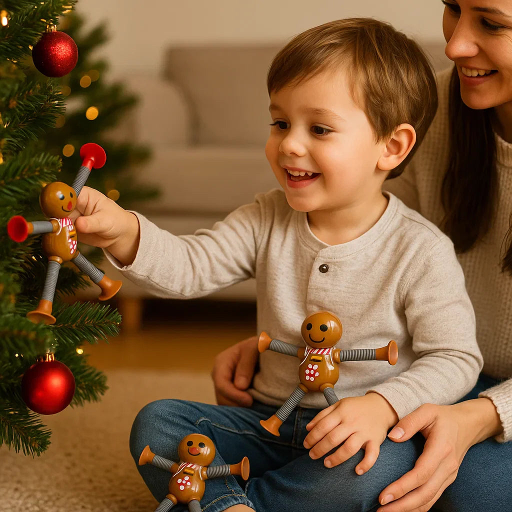 Fun Christmas Baby Suction Toy Figures - Halri