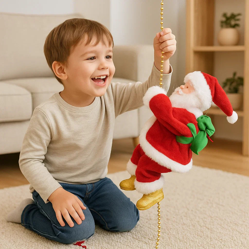 Fun Christmas Climbing Santa Toy - Halri