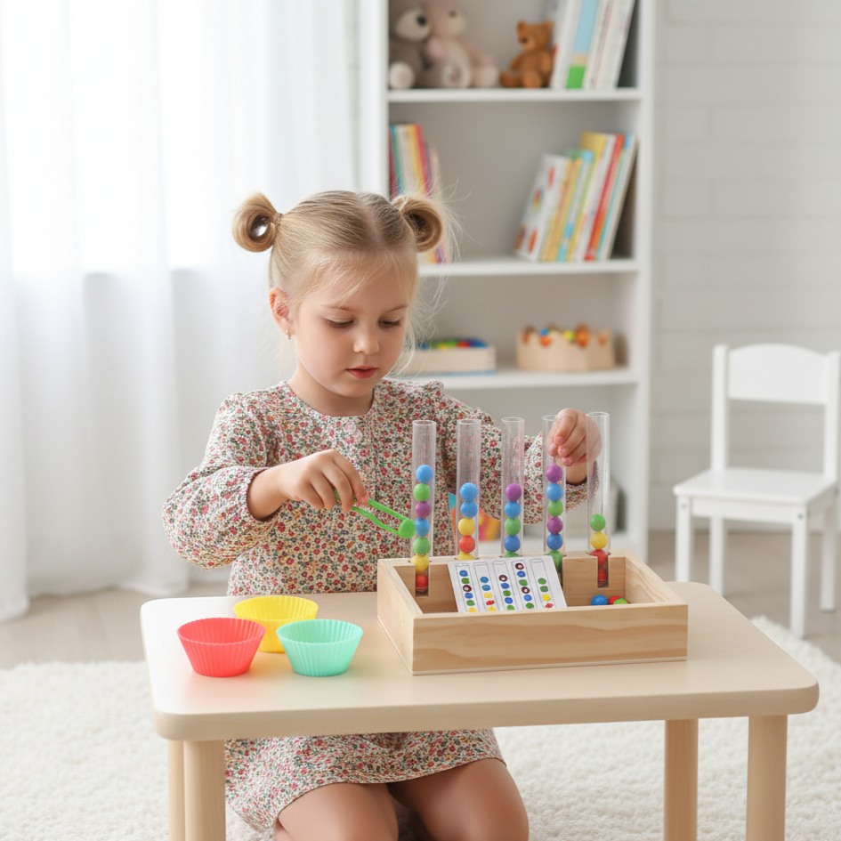 Montessori Educational Colour Sorting Toy Set - Halri