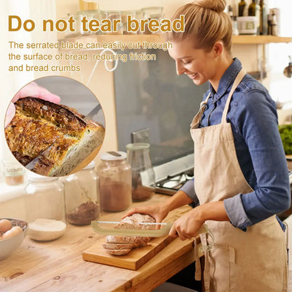 Comfort Grip Bread Knife with Sharp Stainless Steel Blade