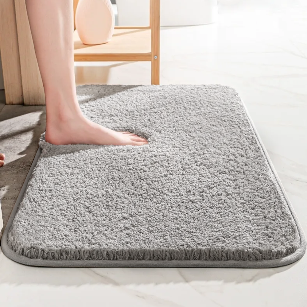 Plush Bathroom Rug with Grip Bottom - Halri
