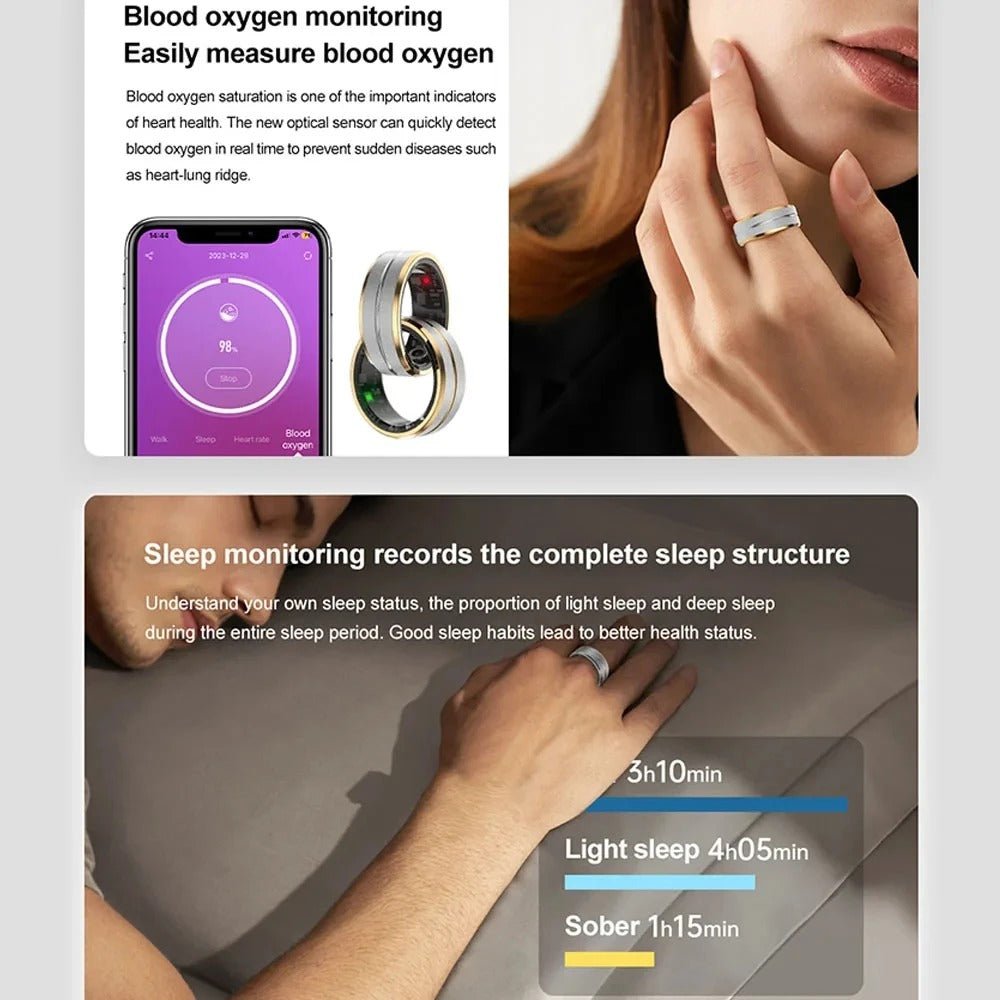 Smart Fitness Tracker Ring