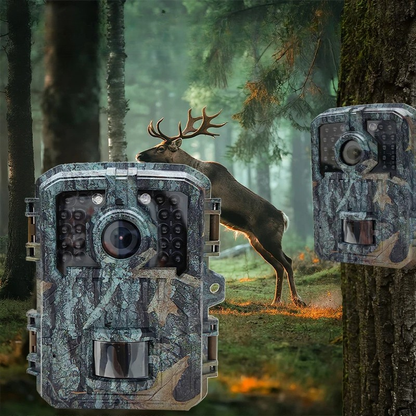 Compact 16MP Infrared Wildlife Trail Camera with Motion Sensor - Halri