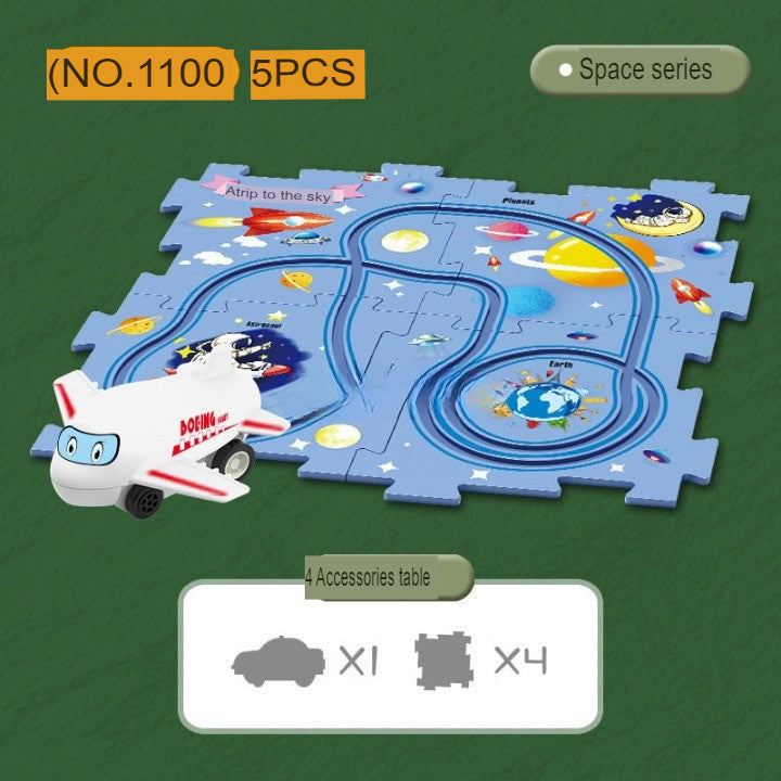 Fast Electric Slot Car Racing Track Set