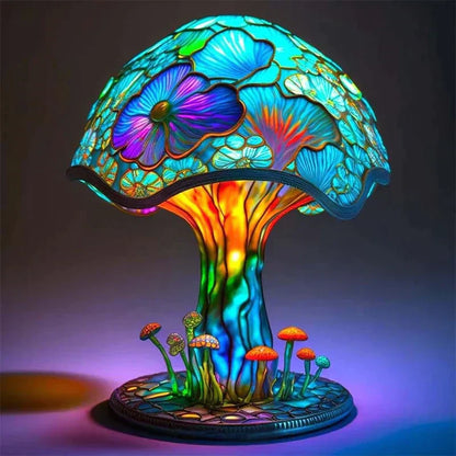Stylish Glass Desk Lamp – Vibrant Colour Table Light - Halri
