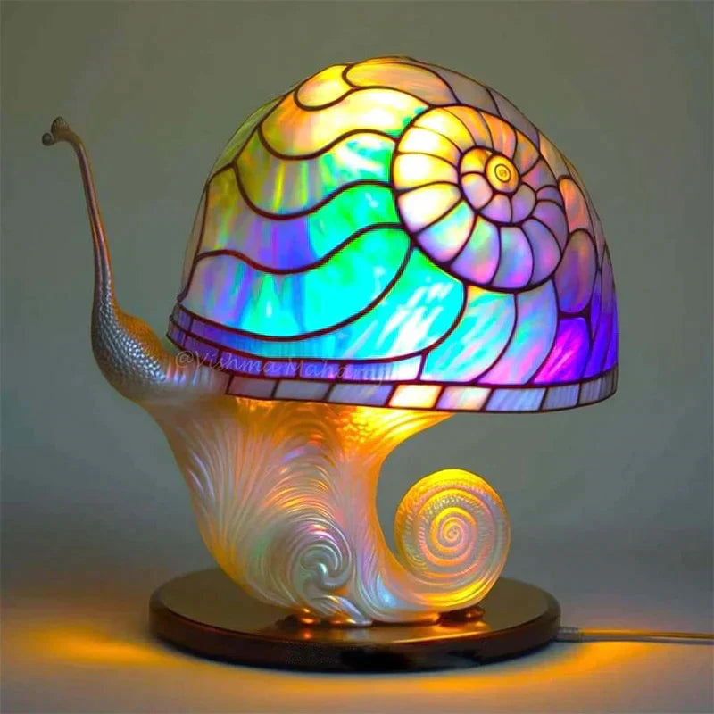 Stylish Glass Desk Lamp – Vibrant Colour Table Light