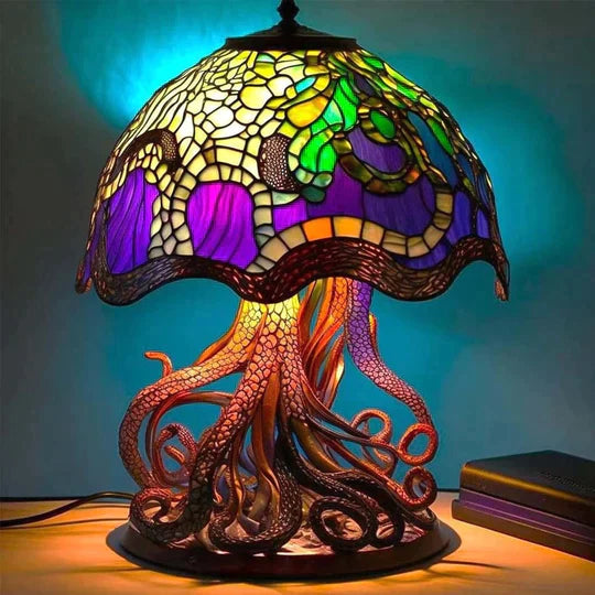 Stylish Glass Desk Lamp – Vibrant Colour Table Light