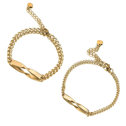 Personalized Engraved Couple Name Bracelets - Halri