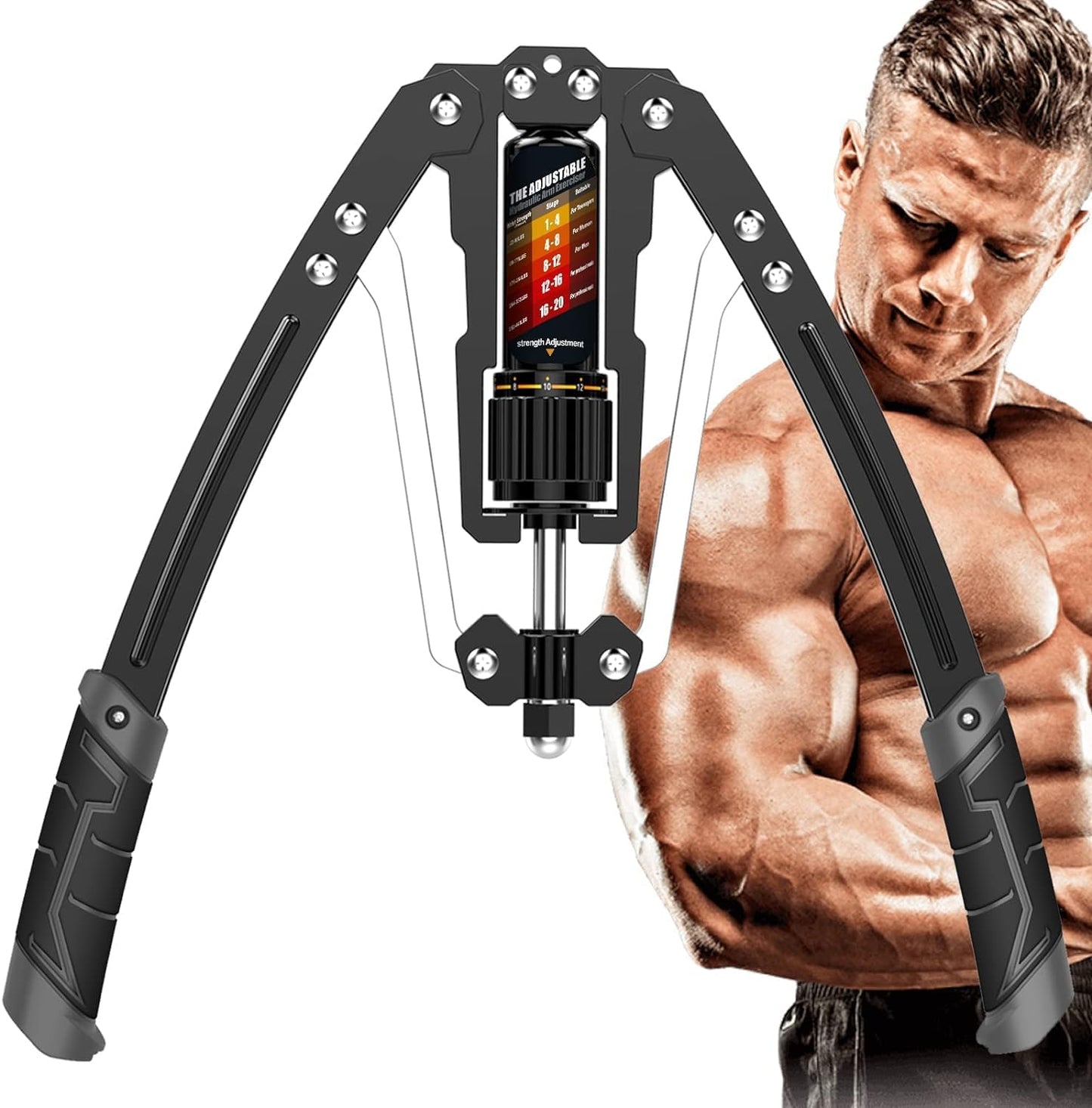 Hefty Duty Adjustable Resistance Arm Trainer 10-200KG