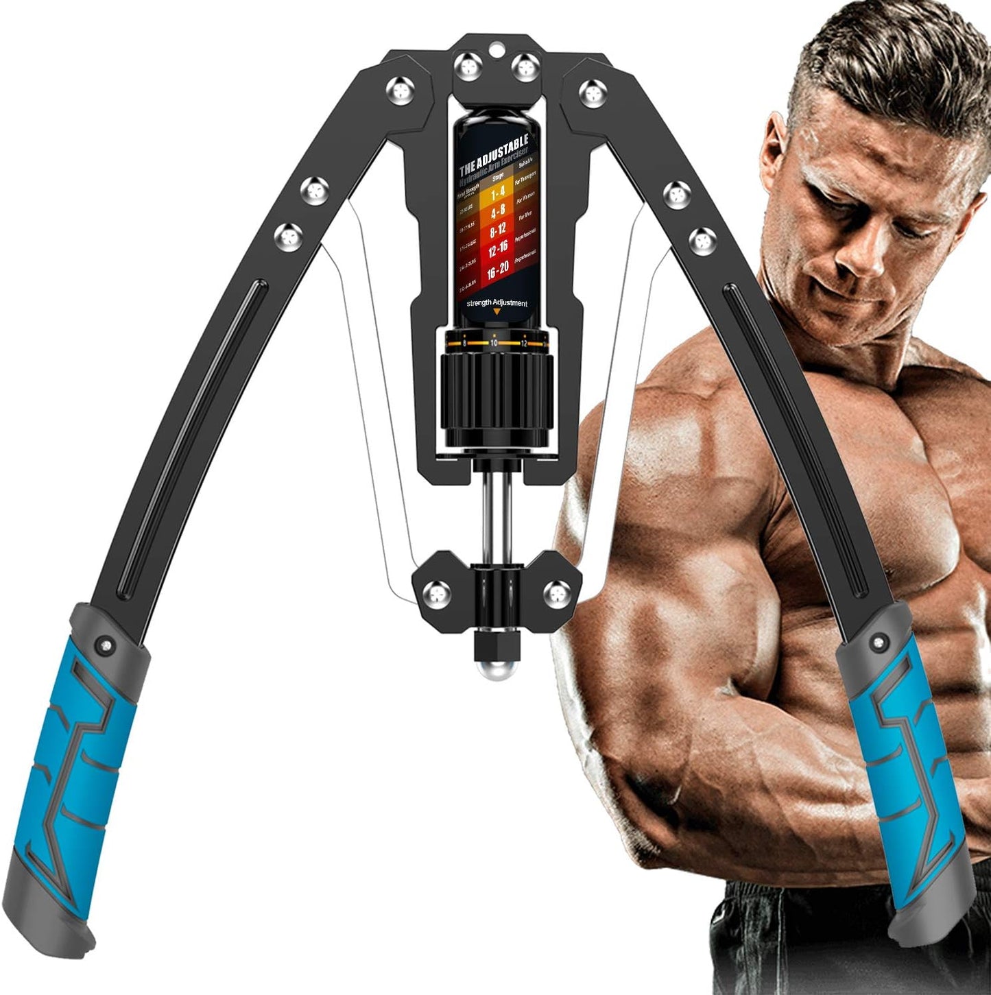 Hefty Duty Adjustable Resistance Arm Trainer 10-200KG