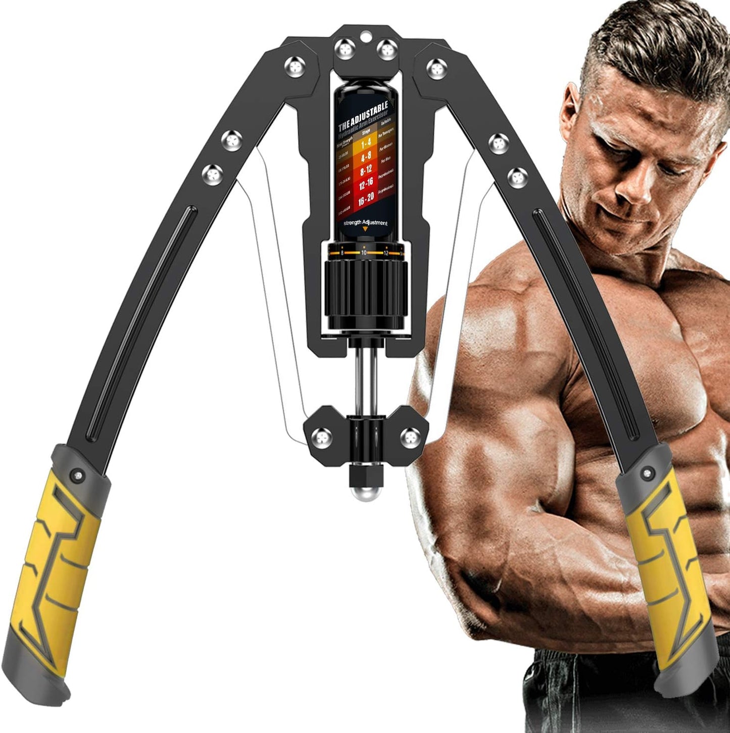 Hefty Duty Adjustable Resistance Arm Trainer 10-200KG