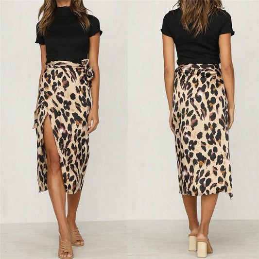 Animal Print Mini Skirt - Halri