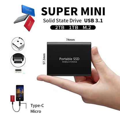 High Speed Portable Solid State Drive
