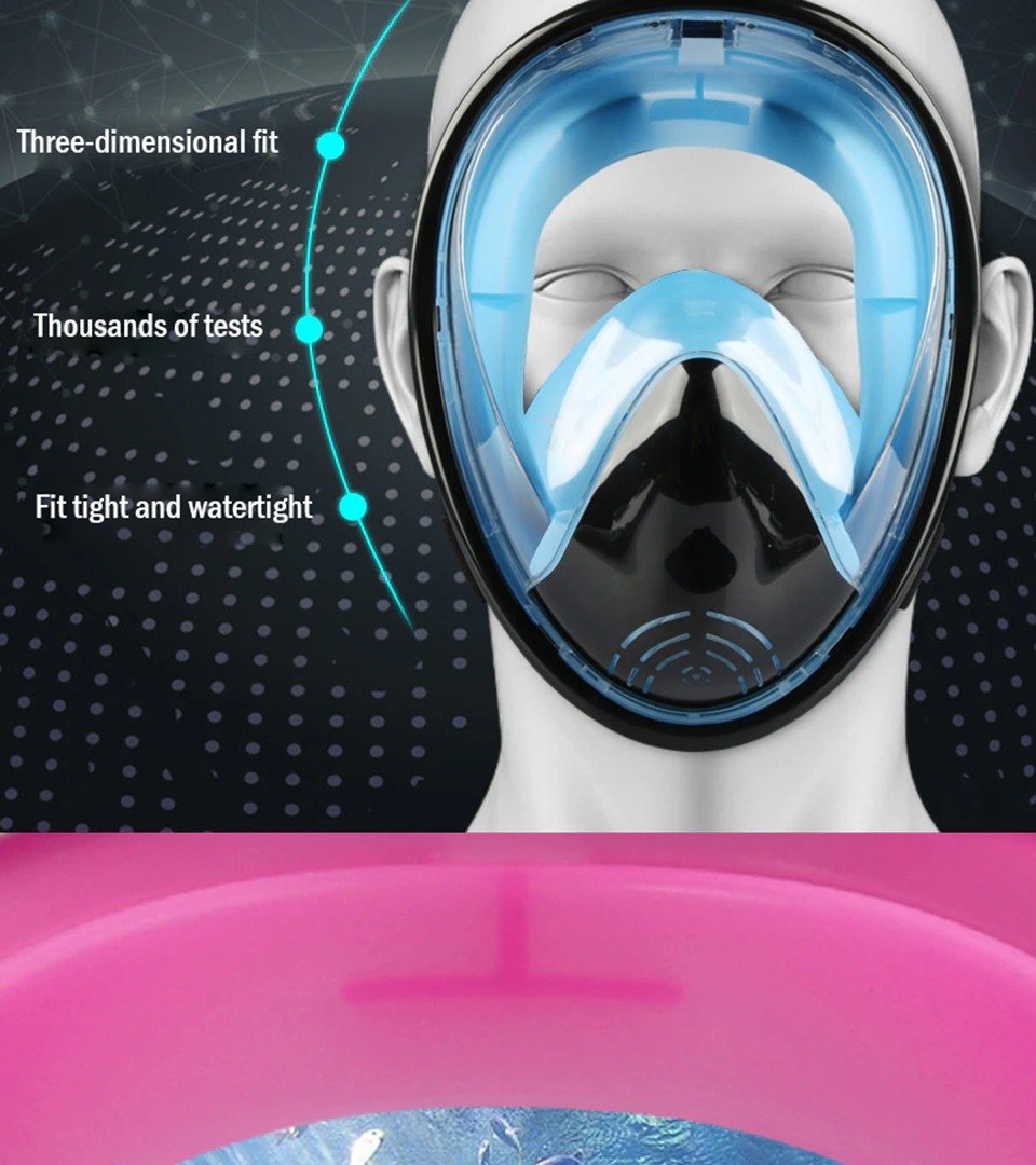 Clear Vision Scuba Dive Full Face Mask