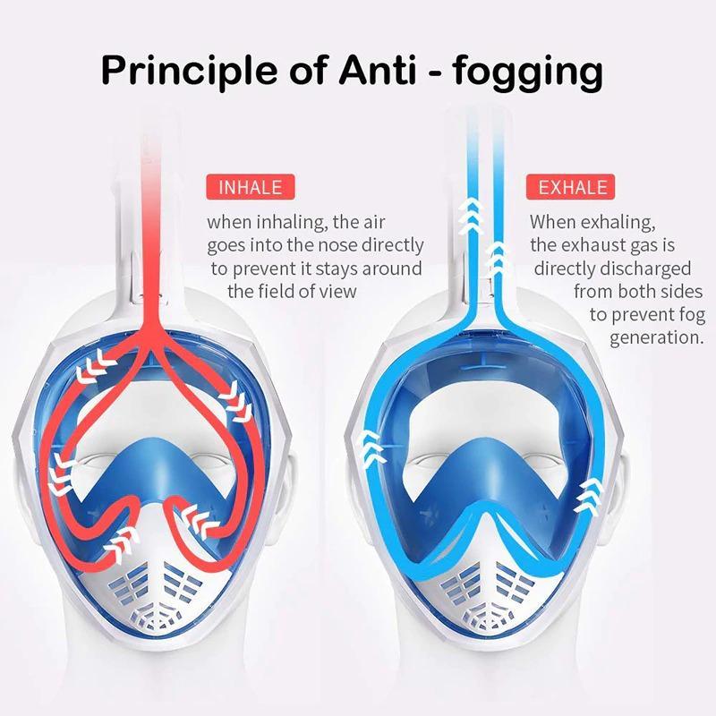 Clear Vision Scuba Dive Full Face Mask