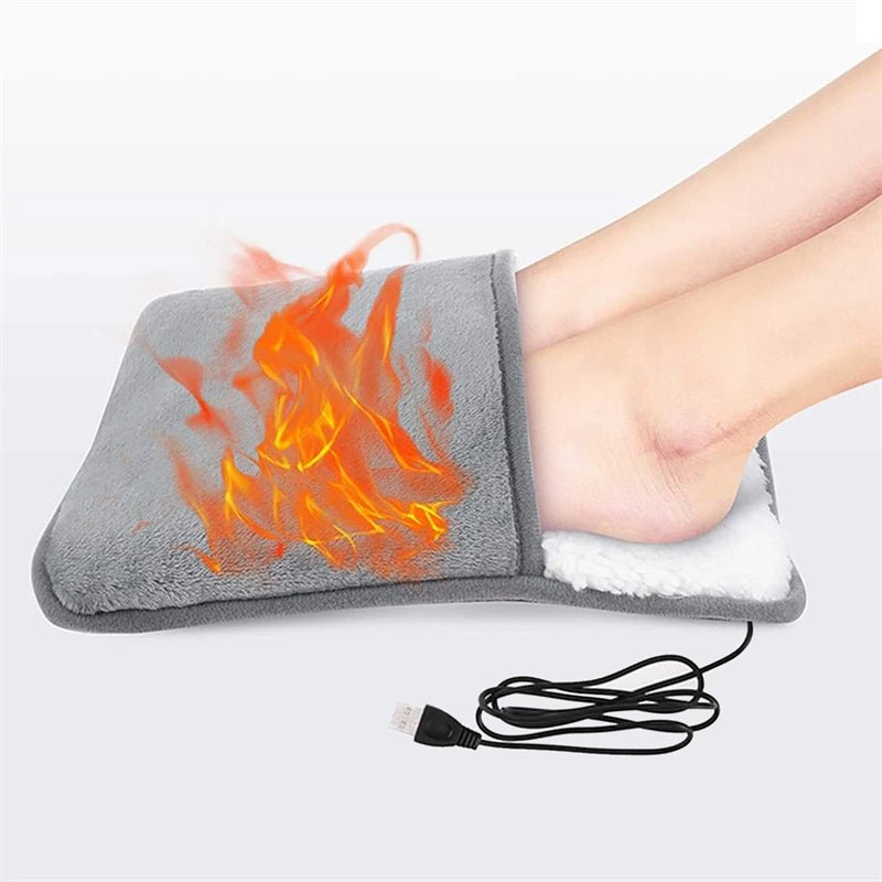 Cozy Electric Foot Warmer Pad for Home and Office Use
