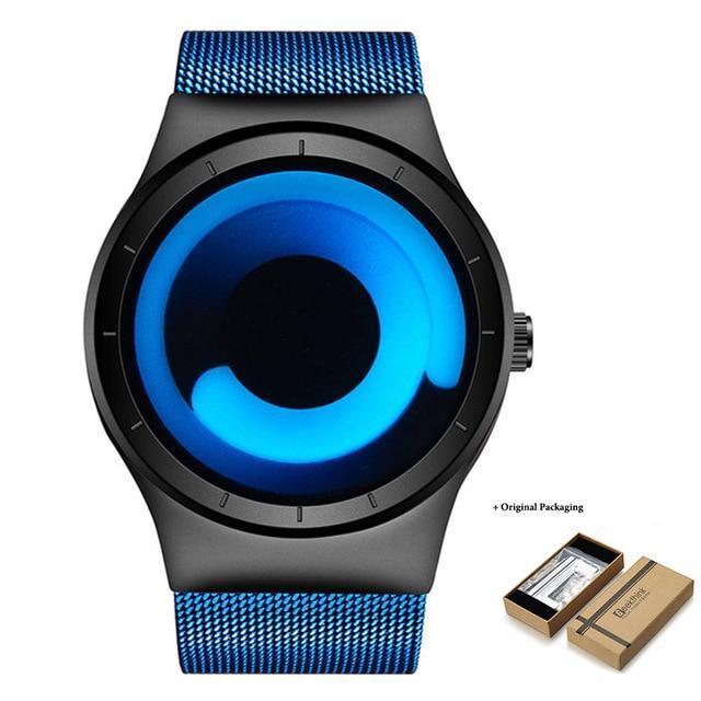 Stylish Women's Quartz Watch Gold Stainless Steel Strap