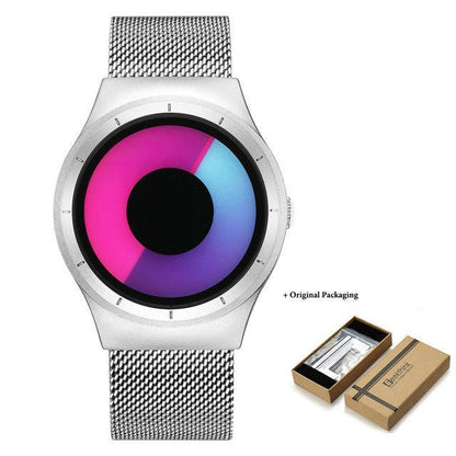 Stylish Women's Quartz Watch Gold Stainless Steel Strap