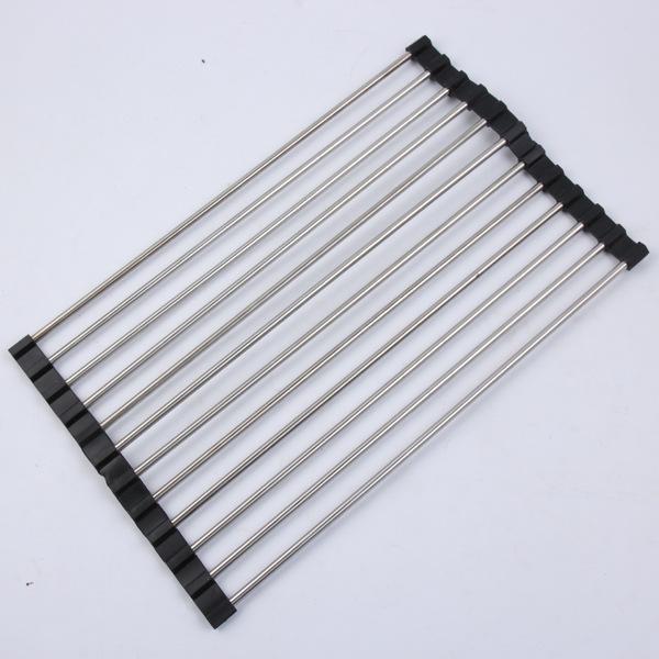 Compact Kitchen Roll Up Dish Rack
