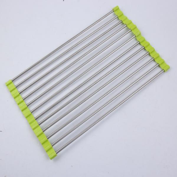 Compact Kitchen Roll Up Dish Rack