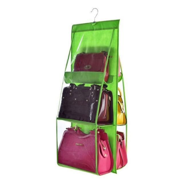Clear 6 Pocket Over Door Storage Organizer Bag