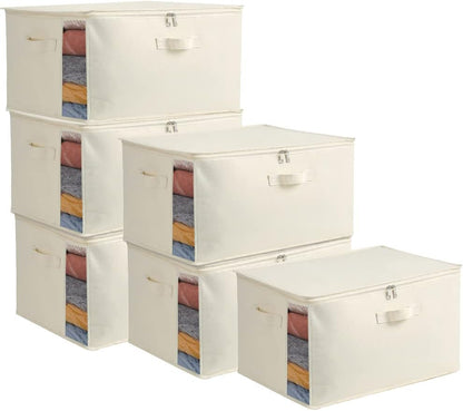 Portable Closet Storage Bag Set with Handles
