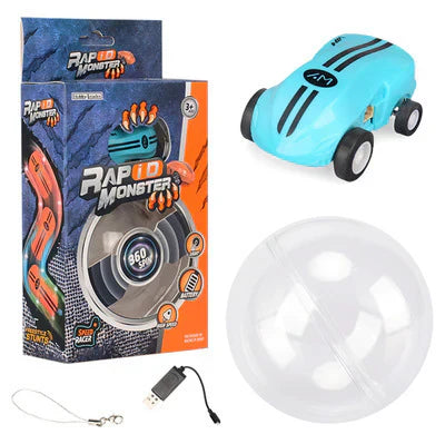 Colorful LED Remote Control Stunt Car Toy